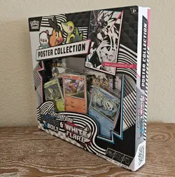 Pokemon TCG Unova Poster Collection Black Bolt White Flare Factory Sealed - Image 3