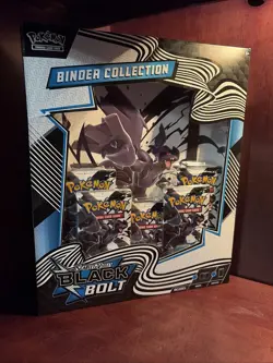 Pokemon TCG Scarlet & Violet 10.5 Black Bolt Binder Collection Box - IN HAND!! - Image 1