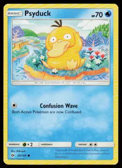 Psyduck 28/149 Common SM Base Set Pokemon Near Mint - Image 1