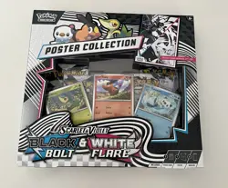 Pokemon TCG Unova Poster Collection Black Bolt White Flare - Image 1