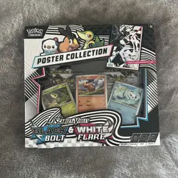 Pokemon TCG Black Bolt & White Flare Unova Poster Collection New Factory Sealed! - Image 1