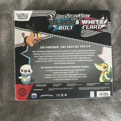 Pokemon TCG Black Bolt & White Flare Unova Poster Collection New Factory Sealed! - Image 2