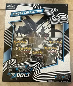Sealed Pokemon TCG Black Bolt Binder Collection - Image 1