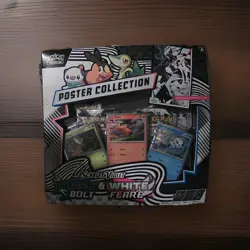 Pokemon TCG SV10.5 Black Bolt & White Flare Unova Poster Collection Box Sealed - Image 1