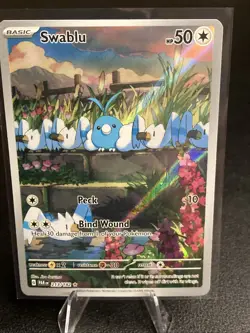 Pokemon TCG Swablu Paradox Rift 213/182 Holo Illustration Rare - Image 2