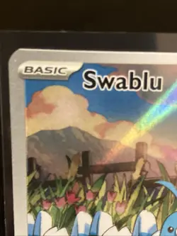 Pokemon TCG Swablu Paradox Rift 213/182 Holo Illustration Rare - Image 3