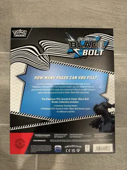 Pokemon Black Bolt Binder Collection - Image 4