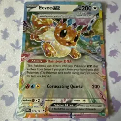 Pokemon TCG Eevee EX 75/131 Prismatic Evolutions Double Rare NM Condition - Image 1