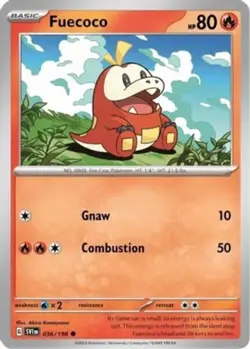 Fuecoco - 036/198 - Promo (Mirage Holo) NM, English Pokemon Promos - Image 1