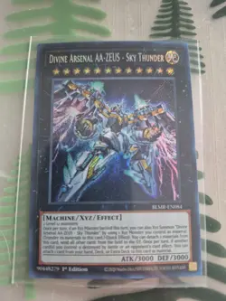 Divine Arsenal AA-Zeus - Sky Thunder BLMR-EN084 1st Secret Rare Yu-Gi-Oh - Image 1