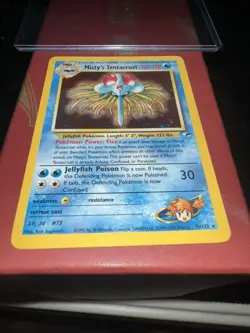Misty's Tentacruel Holo 10/132 Gym Heroes NM Pokemon - Image 3