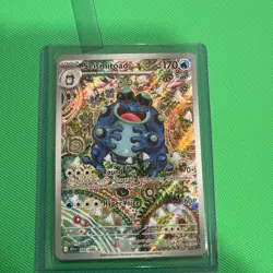Pokemon Black Bolt Illustration Rare IR Seismitoad 105/086 English Edition - Image 1