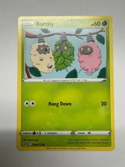 Burmy 009/172 Common Brilliant Stars Pokemon Near Mint - Image 1