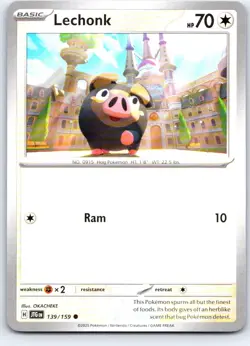 Lechonk 139/159 Common Journey Together Pokemon Near Mint - Image 1