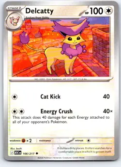 Delcatty 166/217 Uncommon Ascended Heroes Pokemon Near Mint - Image 1