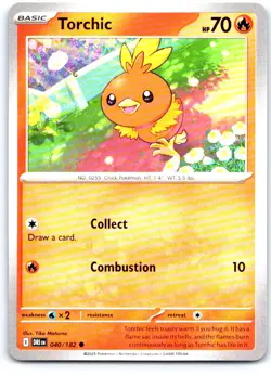 Torchic 040/182 Common Destined Rivals Pokemon Near Mint - Image 1
