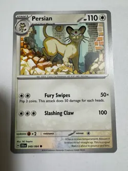 Persian 049/064 Common Shrouded Fable Pokemon Near Mint - Image 1