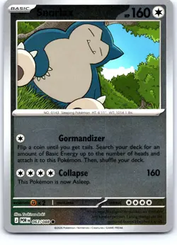 Snorlax 063/088 Common Perfect Order Pokemon Reverse Holo Near Mint - Image 1