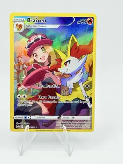 Braixen TG01/TG30 Ultra Rare Holo Pokemon SWSH12: Silver Tempest Trainer Gall - Image 1