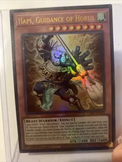 Yugioh ! Hapi, Guidance of Horus CH02-EN024 Ultra Rare The Chronicles Deck - Image 1