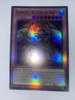 Yugioh! Duamutef, Blessing of Horus CH02-EN023 The Chronicles Ur - Image 3