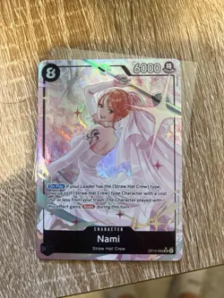 One Piece TCG Wedding / Bride Nami OP15-086 Alt Art Foil English Pack Fresh - Image 1