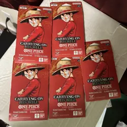One Piece TCG - 5x Sealed Booster Card Packs - OP13 - Carrying On His Will - Image 1