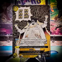 Zehahahahaha! OP16-116 Alt Art OP16 The Time of Battle One Piece NM - Image 1