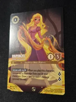 Disney Lorcana Rapunzel Gifted with Healing 4/C1 Promo DLC Prize Wall Challenge - Image 2