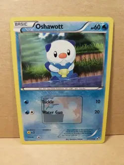 Pokemon Promo Card : Oshawott 27/114 (Pokesball / Crosshatch)(BW Base Set) - Image 1