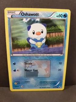 Pokemon Promo Card : Oshawott 27/114 (Pokesball / Crosshatch)(BW Base Set) - Image 3
