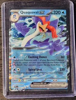 Quaquaval ex 052/193 Pokemon card SV Paldea Evolved double rare holo NM - Image 1