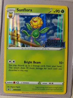 Sunflora SWSH269 Pokemon card SWSH black star promo holo foil NM - Image 1