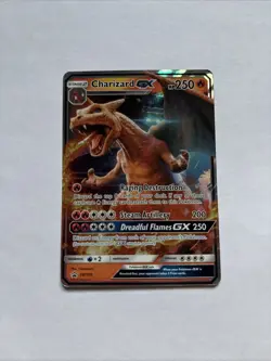 Pokemon TCG Charizard GX SM195 Detective Pikachu Promo Holo Card/Matching Sleeve - Image 2