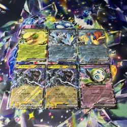Pokemon TCG Black Bolt & White Flare EX Bundle- 6 Cards Pack Fresh NM/M - Image 1