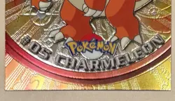 #05 Charmeleon Spectra Chrome Topps TV Animation Pokemon Card 2000 - Image 4