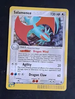 2003 Salamence 10/97 EX Dragon Frontiers Rare Holo Pokemon Card - Image 1
