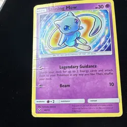 The Pokemon Company Shining Mew 40/73 Shining Legends Holo Shiny Rare DMG - Image 3