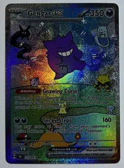 Pokemon Bubble Gengar Display Art Card - Image 1