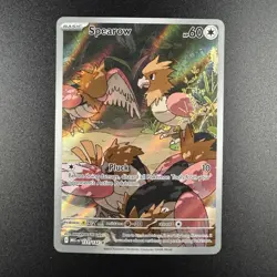 Spearow Pokemon 151/132 Mega Evolution Illustration Rare - Image 1
