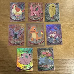 Pokemon Vintage Holo Topps Blue And Black Rainbow Charmander Venusaur Lot - Image 1