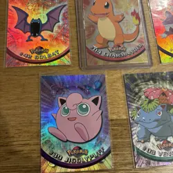 Pokemon Vintage Holo Topps Blue And Black Rainbow Charmander Venusaur Lot - Image 2