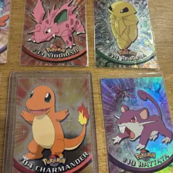 Pokemon Vintage Holo Topps Blue And Black Rainbow Charmander Venusaur Lot - Image 4