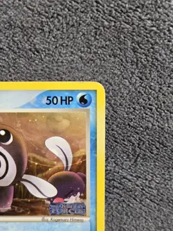 Poliwag 67/115 EX Unseen Forces Reverse Holo Common English Basic HP/DMG Creases - Image 3
