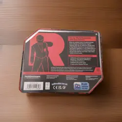 Pokemon TCG Team Rocket's Mewtwo ex EMPTY Tin w/ Promo Card English 2024 - Image 3