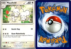 Maushold 168/193 Paldea Evolved Pokemon TCG Uncommon NM - Image 3