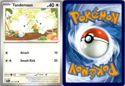 Tandemaus 167/193 Paldea Evolved Pokemon TCG Common NM - Image 3