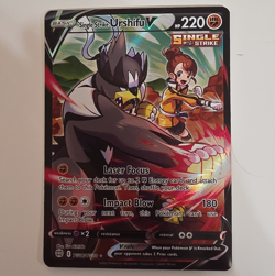 The Pokemon Company Single Strike Urshifu V TG18/TG30 Full Art Holo EN - Image 1
