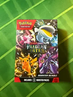 Paldean Fates Booster Bundle Pokemon 6 Packs - Image 1