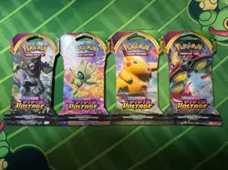 Pokemon TCG - Vivid Voltage Sleeved Booster Pack Art Bundle (Set Of 4) Sealed - Image 1